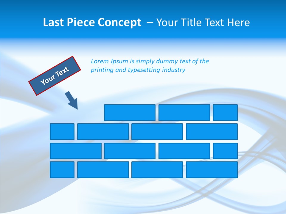 Blue Flow Motion PowerPoint Template