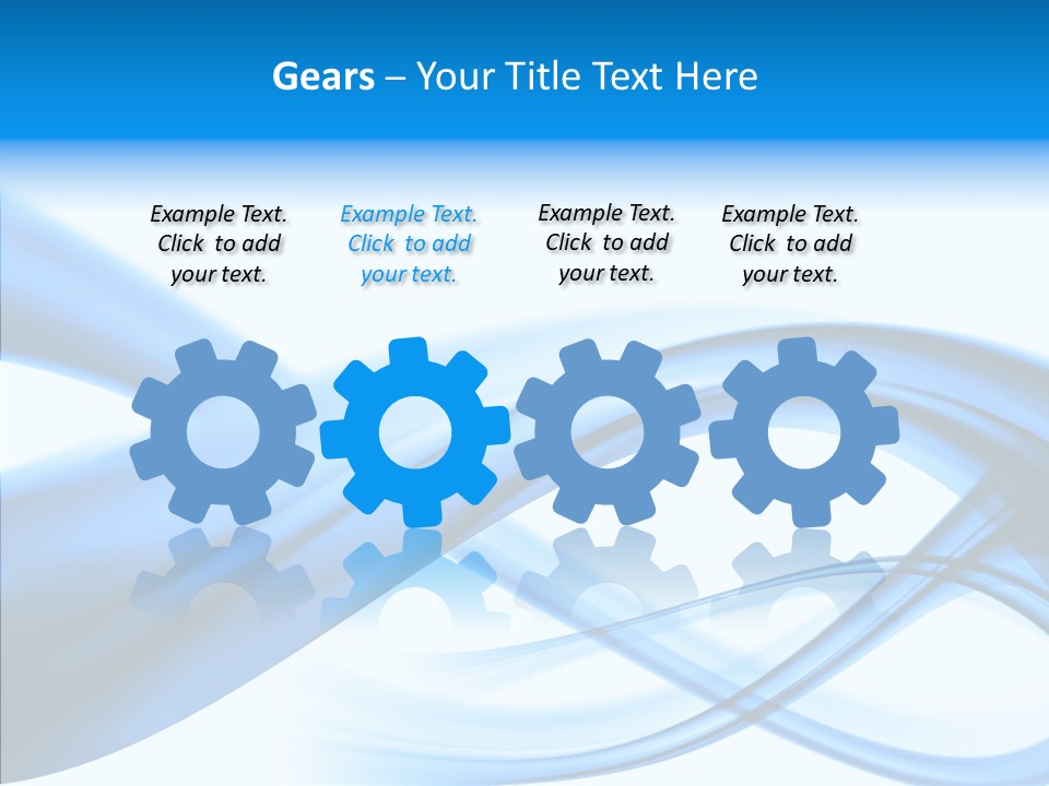 Blue Flow Motion PowerPoint Template