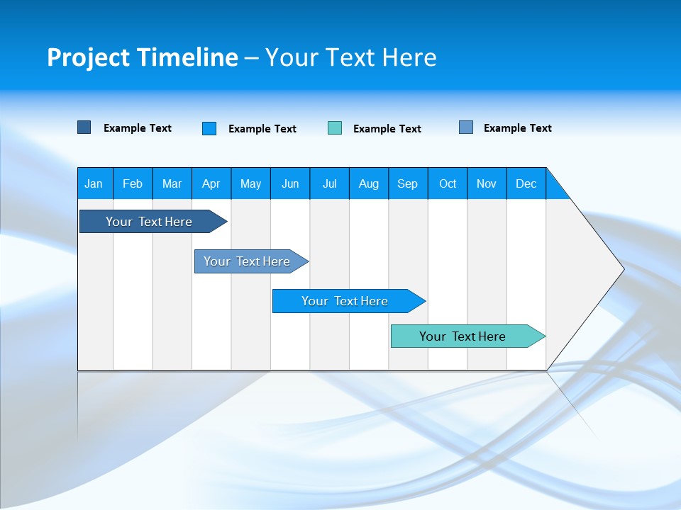 Blue Flow Motion PowerPoint Template