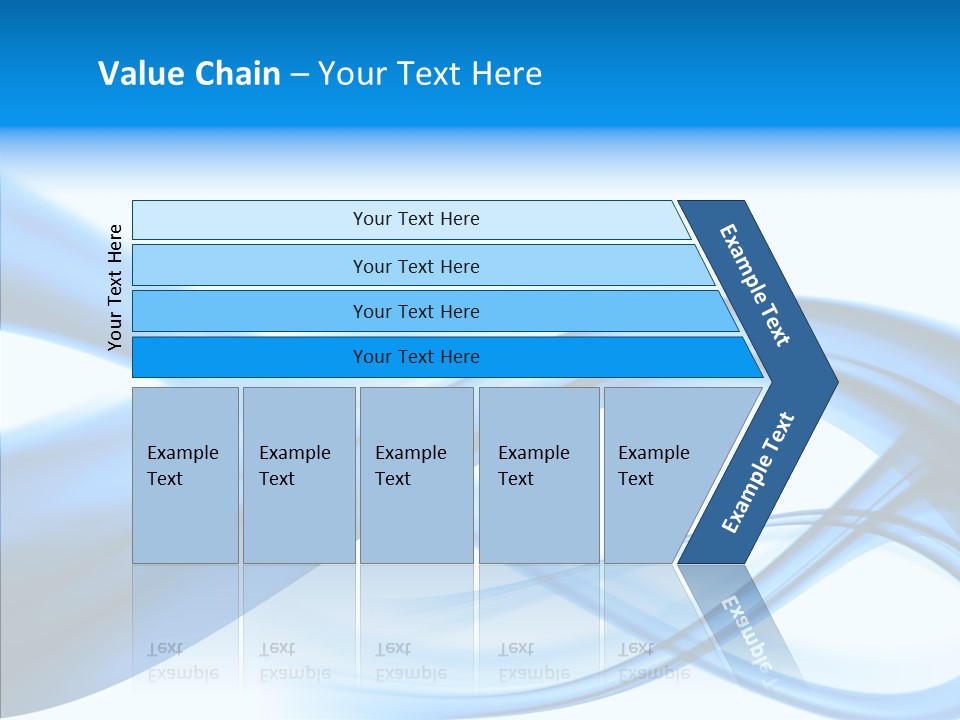 Blue Flow Motion PowerPoint Template