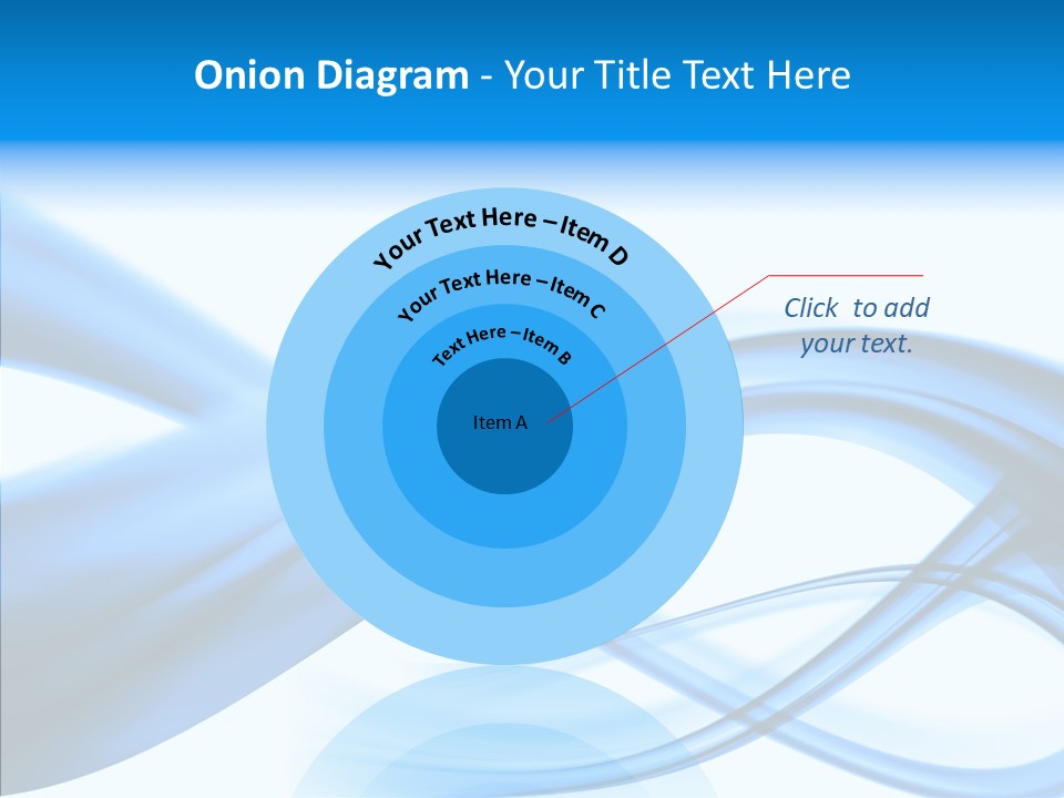 Blue Flow Motion PowerPoint Template