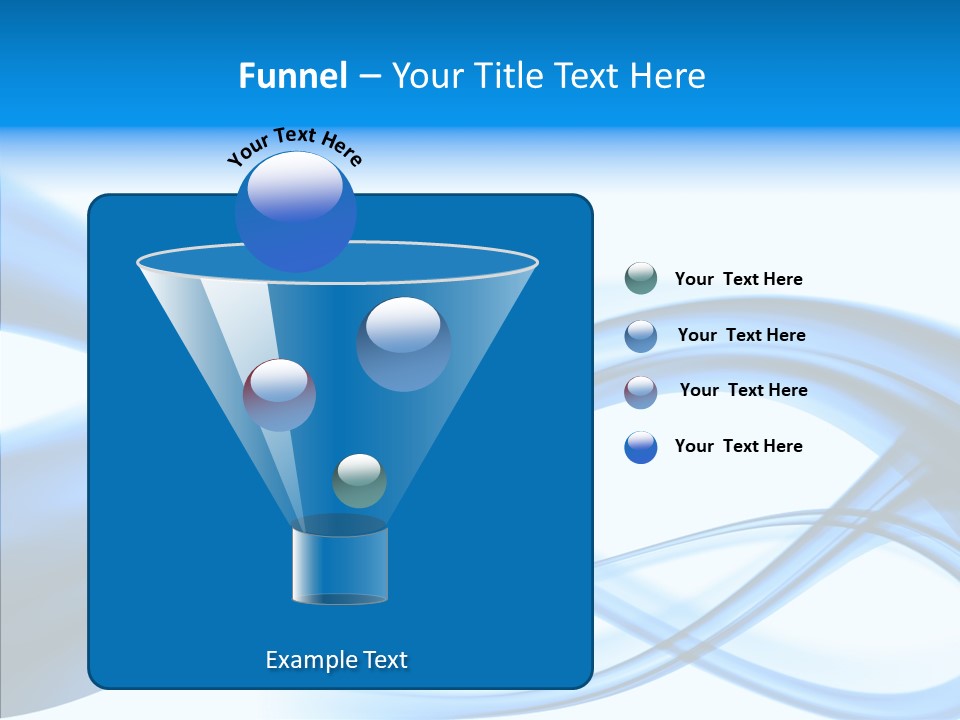 Blue Flow Motion PowerPoint Template