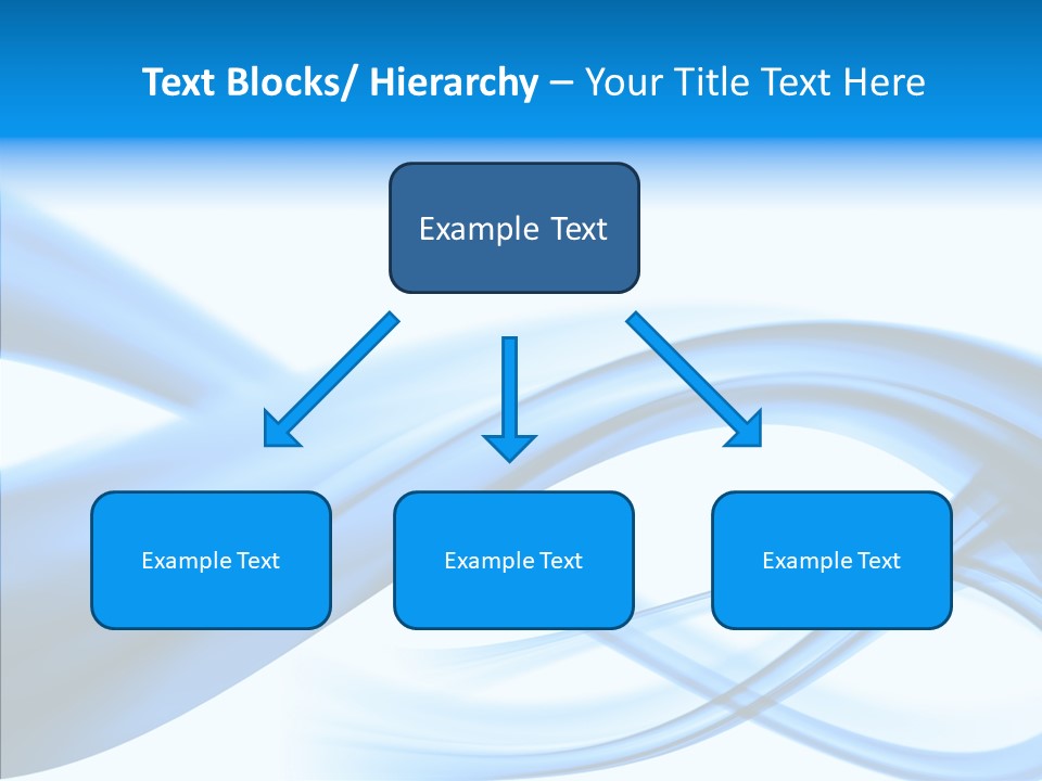 Blue Flow Motion PowerPoint Template
