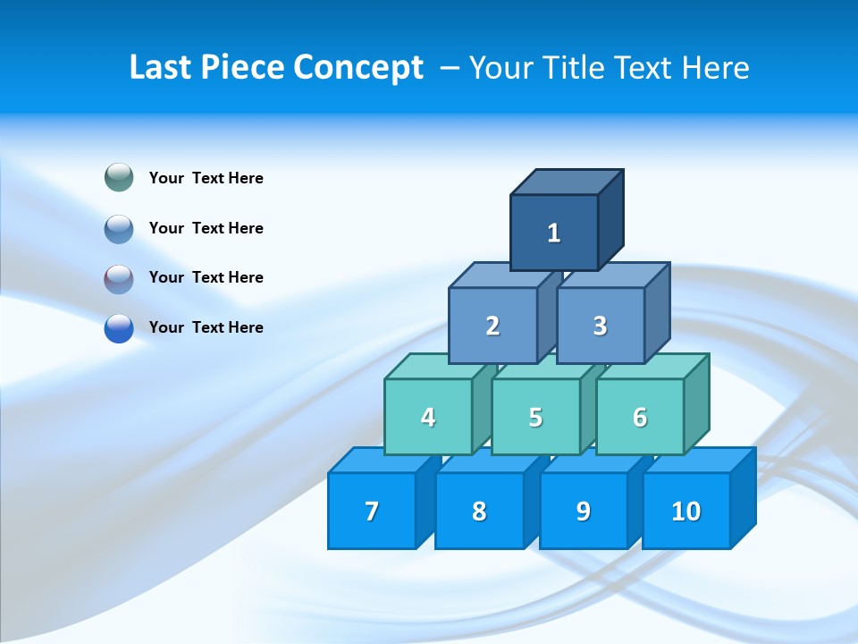 Blue Flow Motion PowerPoint Template
