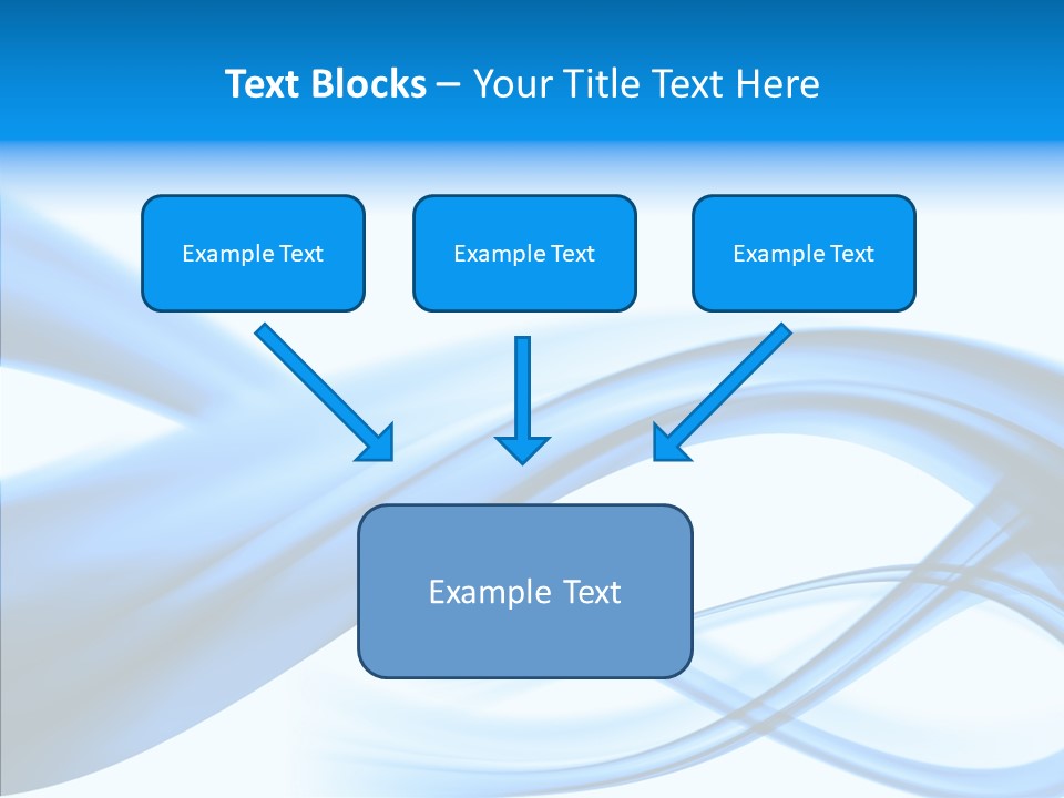 Blue Flow Motion PowerPoint Template