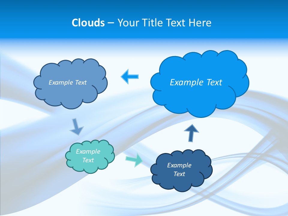 Blue Flow Motion PowerPoint Template