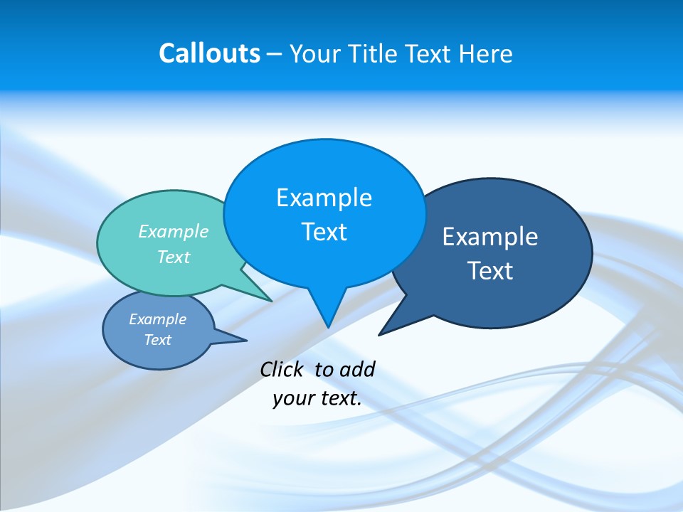 Blue Flow Motion PowerPoint Template