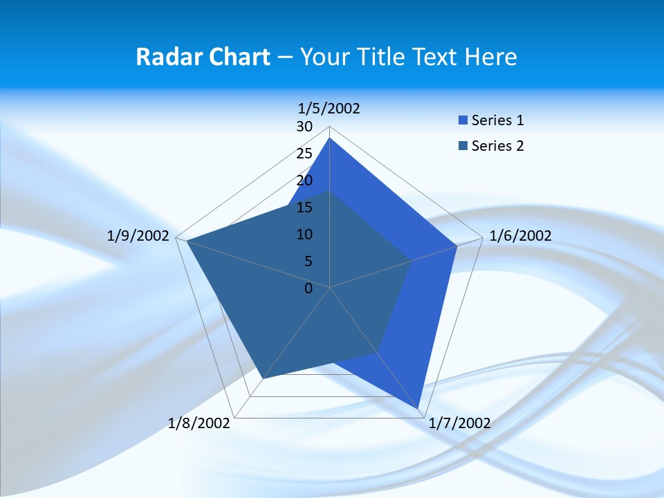 Blue Flow Motion PowerPoint Template