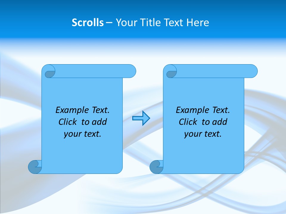 Blue Flow Motion PowerPoint Template