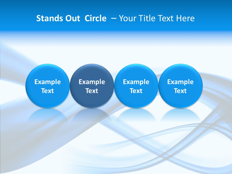 Blue Flow Motion PowerPoint Template