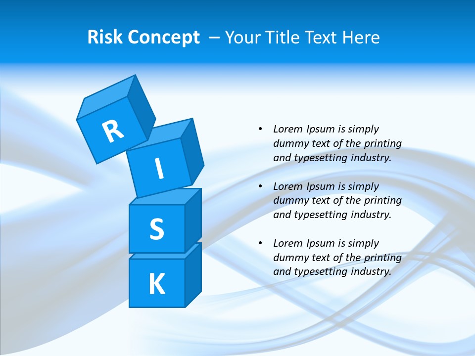 Blue Flow Motion PowerPoint Template