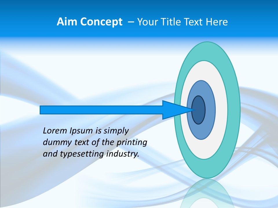 Blue Flow Motion PowerPoint Template