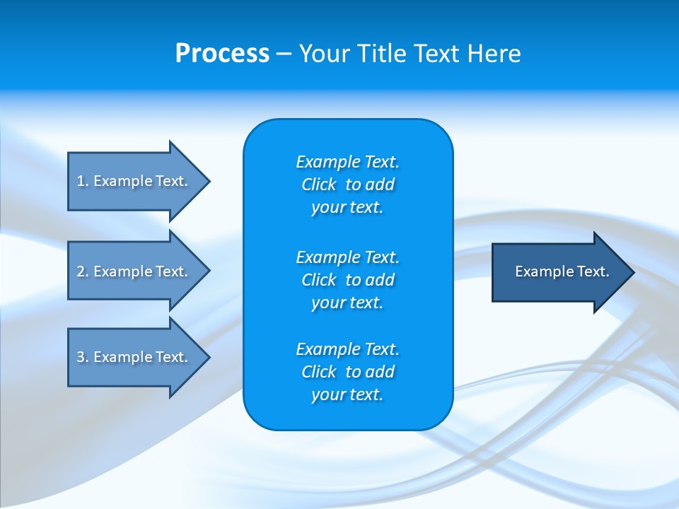 Blue Flow Motion PowerPoint Template