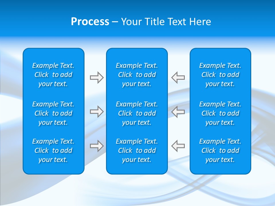 Blue Flow Motion PowerPoint Template