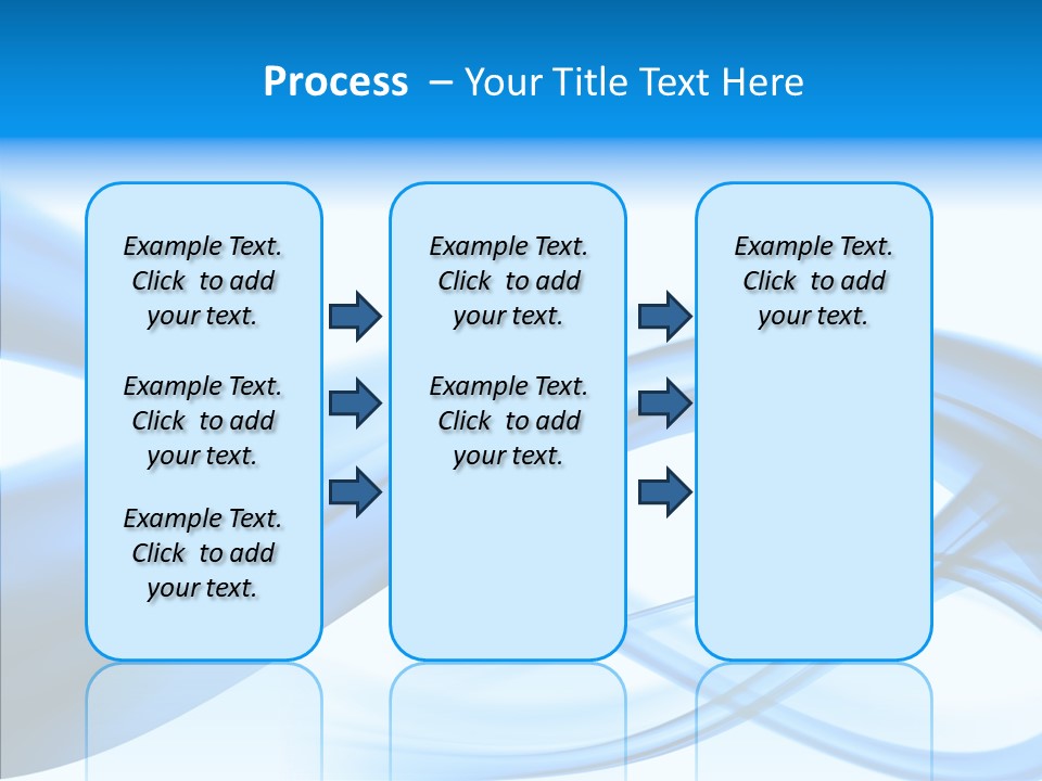 Blue Flow Motion PowerPoint Template