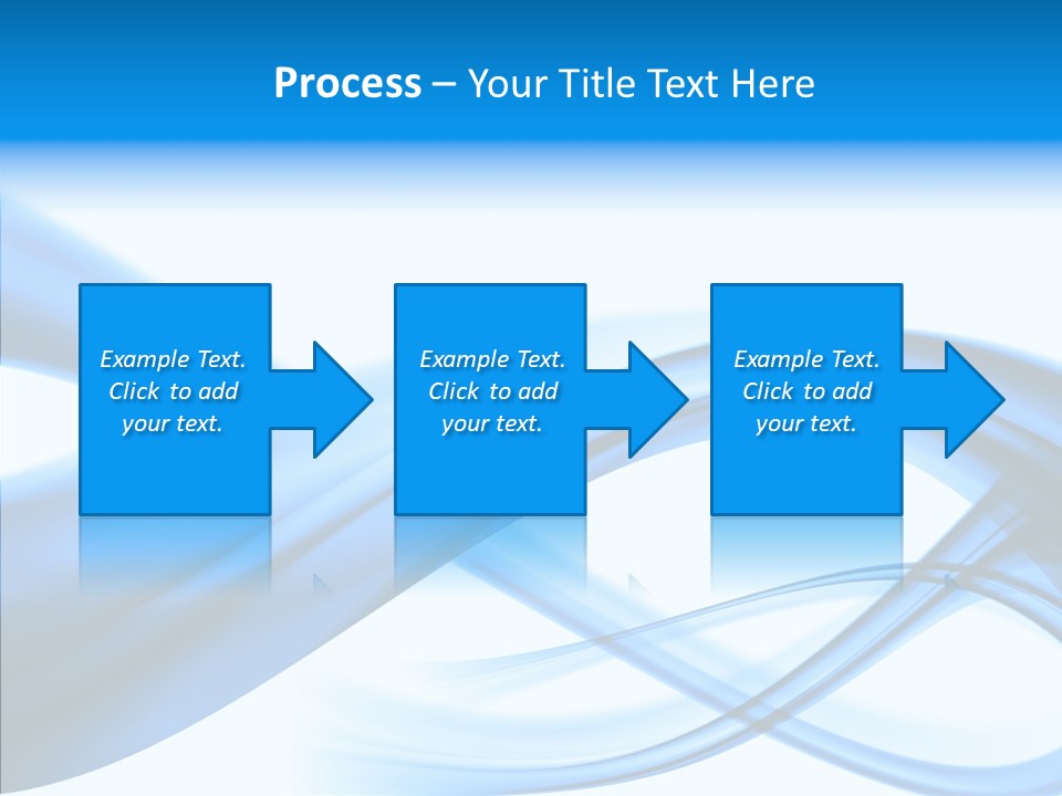 Blue Flow Motion PowerPoint Template