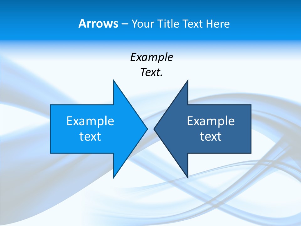 Blue Flow Motion PowerPoint Template