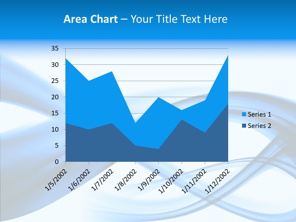 Blue Flow Motion PowerPoint Template