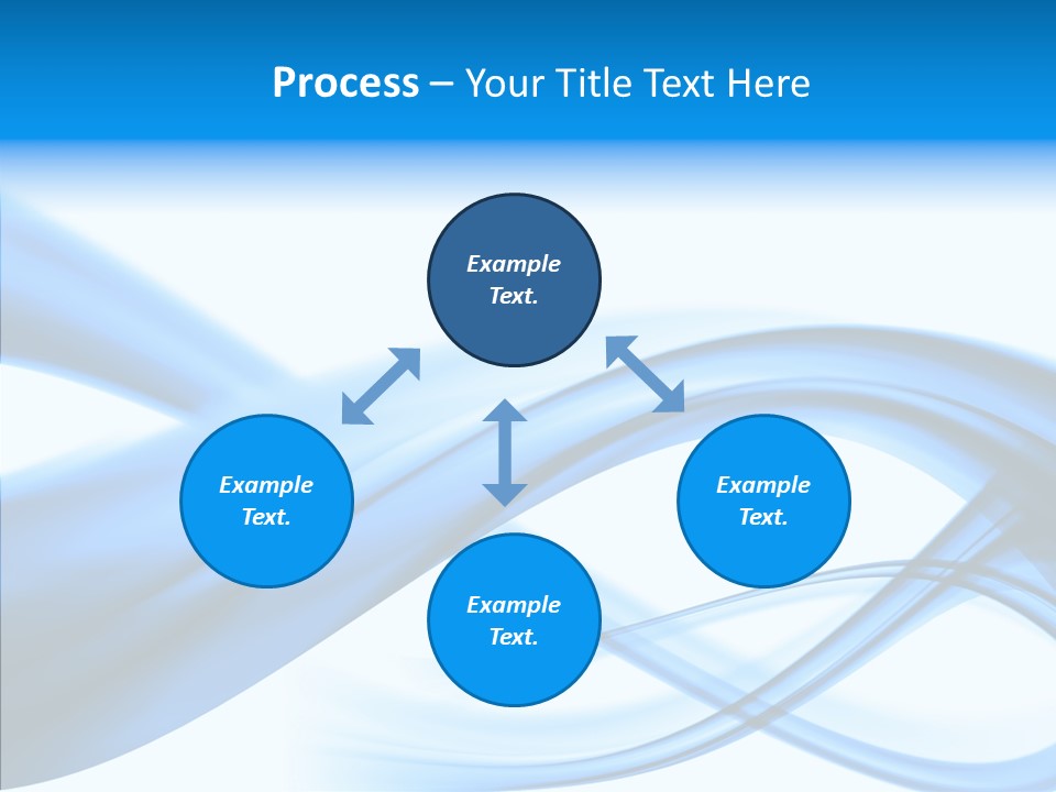Blue Flow Motion PowerPoint Template
