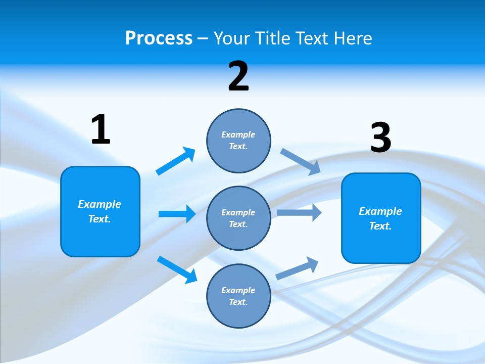 Blue Flow Motion PowerPoint Template