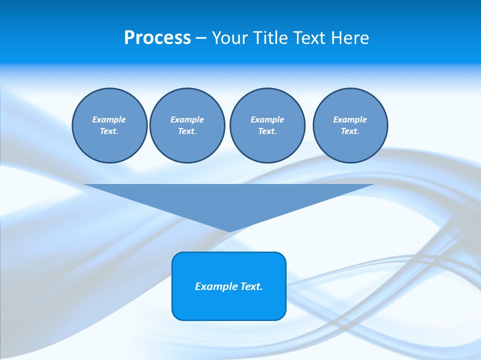 Blue Flow Motion PowerPoint Template