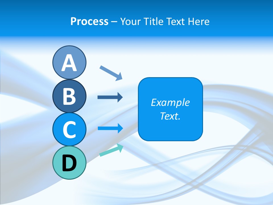 Blue Flow Motion PowerPoint Template