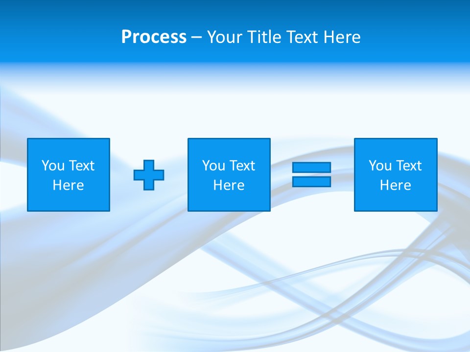 Blue Flow Motion PowerPoint Template