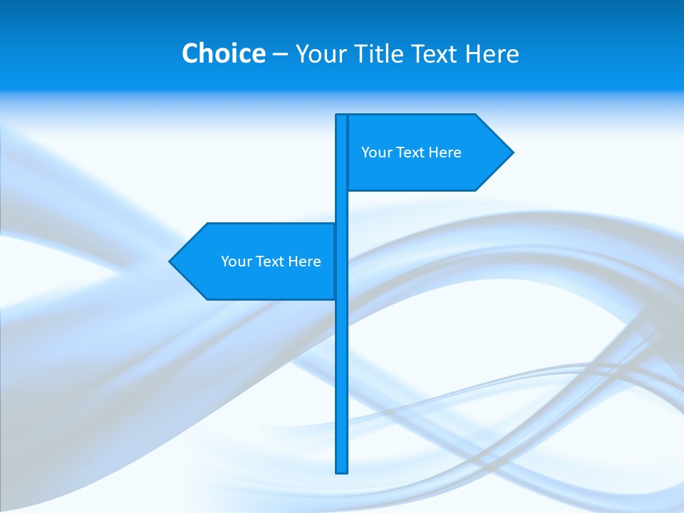 Blue Flow Motion PowerPoint Template