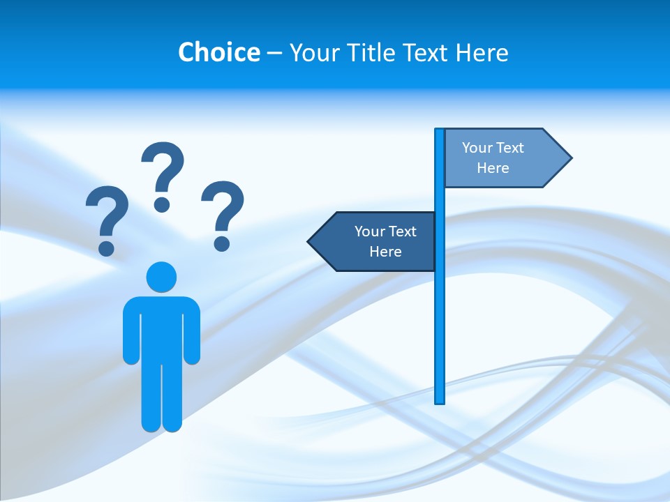 Blue Flow Motion PowerPoint Template