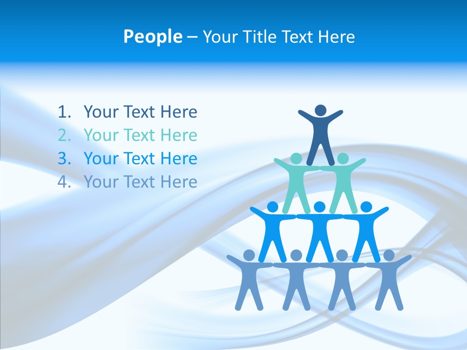 Blue Flow Motion PowerPoint Template
