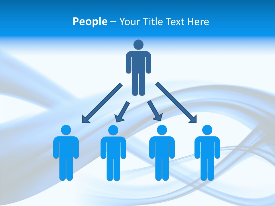 Blue Flow Motion PowerPoint Template