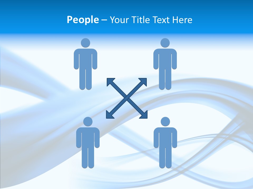 Blue Flow Motion PowerPoint Template