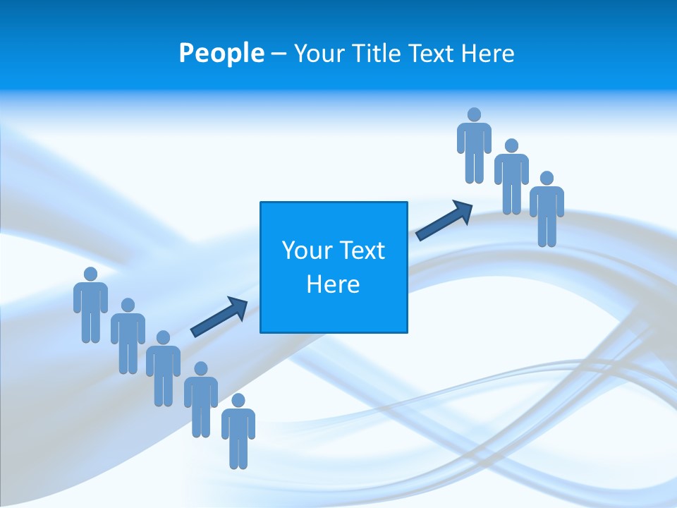 Blue Flow Motion PowerPoint Template