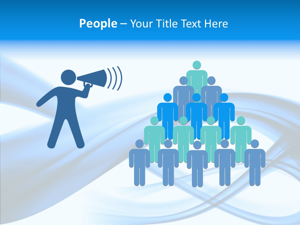 Blue Flow Motion PowerPoint Template