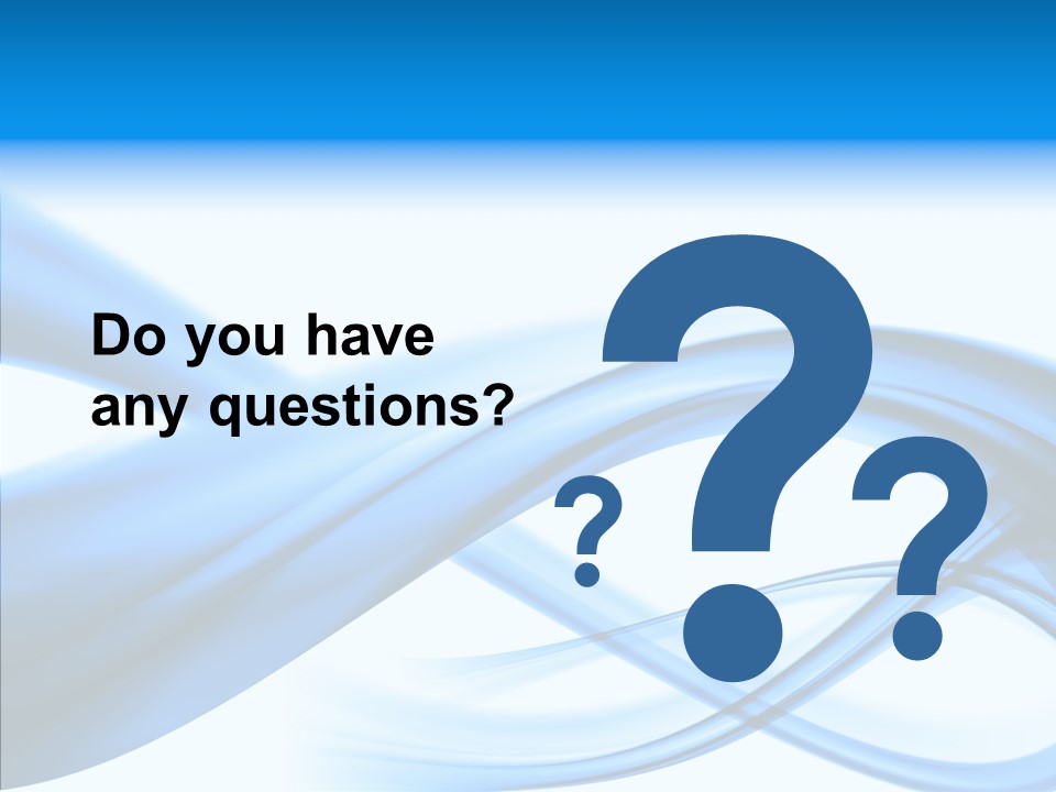 Blue Flow Motion PowerPoint Template