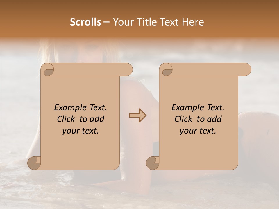 Notes Girl Friends PowerPoint Template