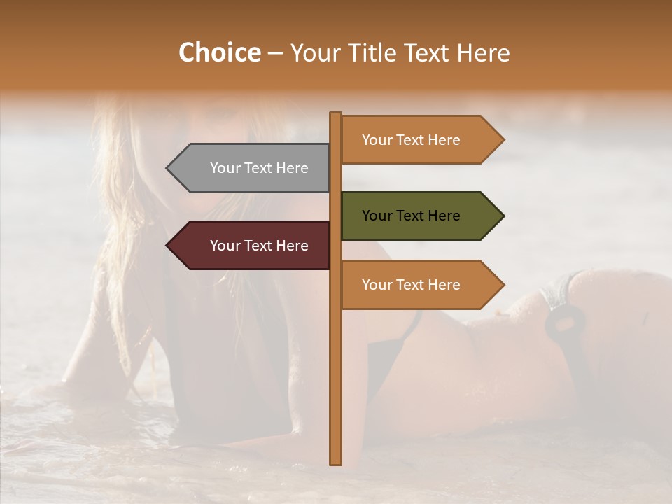 Notes Girl Friends PowerPoint Template