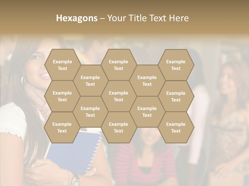 Notes Girl Friends PowerPoint Template