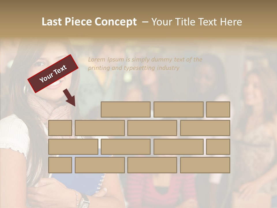 Notes Girl Friends PowerPoint Template