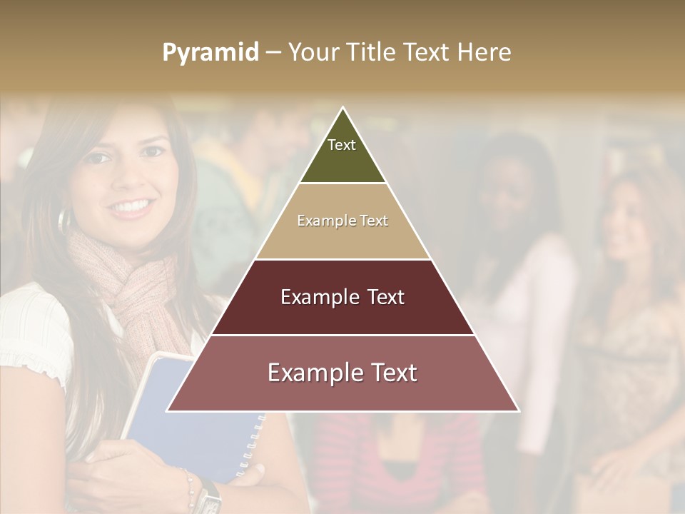 Notes Girl Friends PowerPoint Template