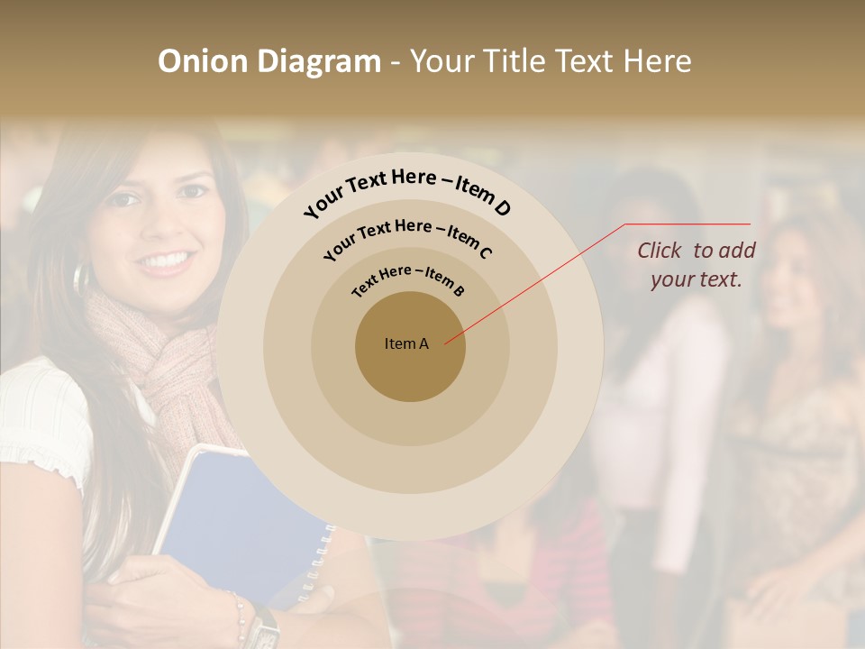 Notes Girl Friends PowerPoint Template