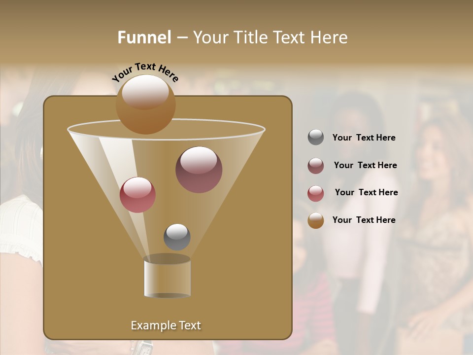 Notes Girl Friends PowerPoint Template