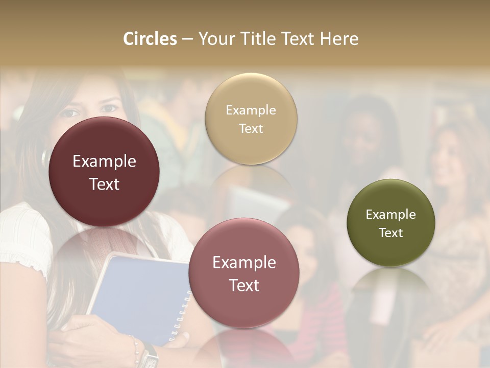 Notes Girl Friends PowerPoint Template