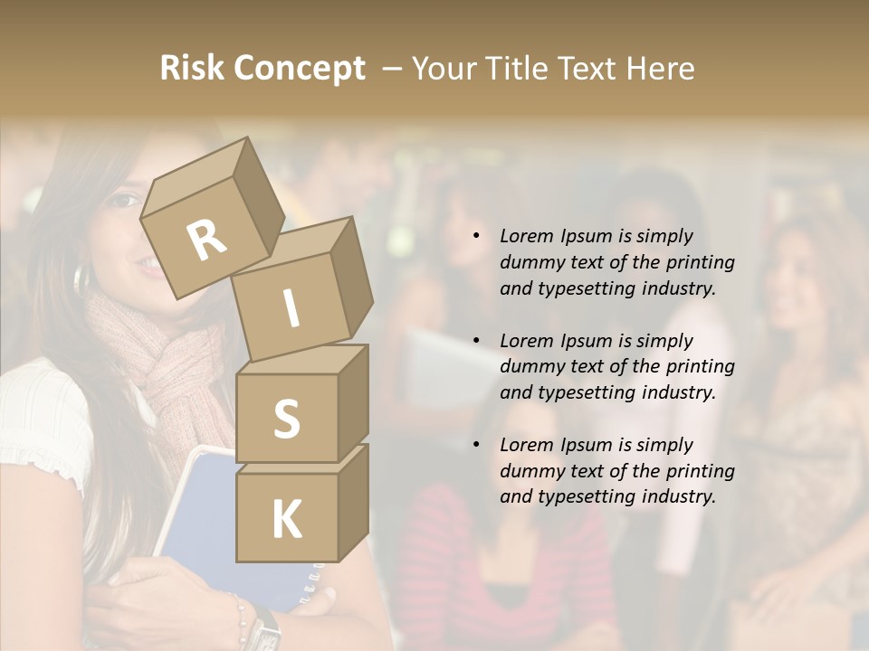 Notes Girl Friends PowerPoint Template