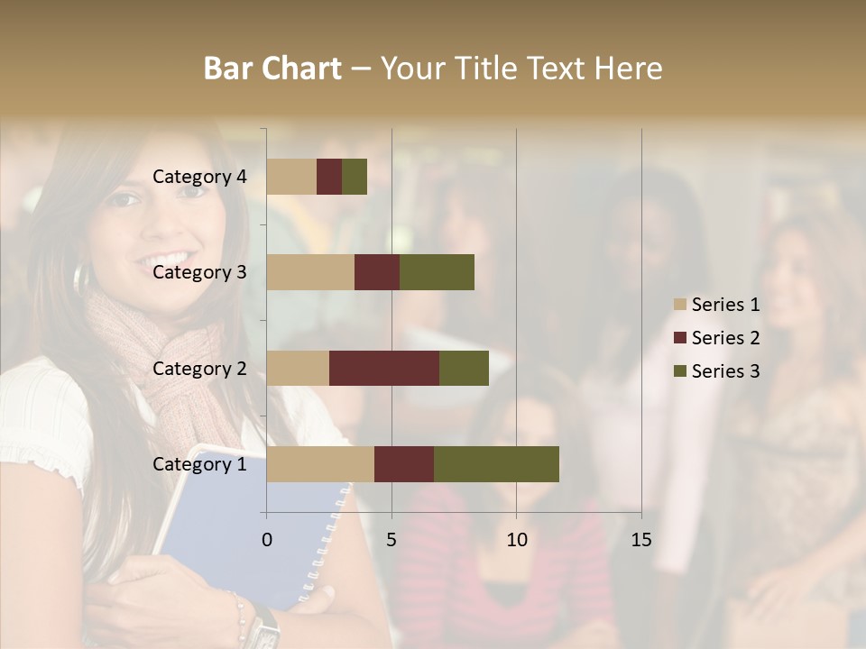 Notes Girl Friends PowerPoint Template