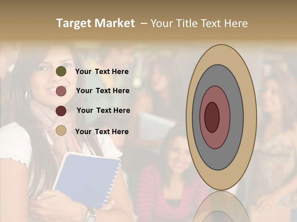 Notes Girl Friends PowerPoint Template