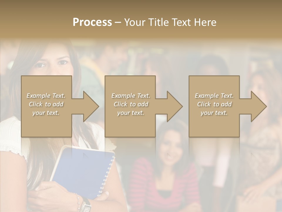 Notes Girl Friends PowerPoint Template