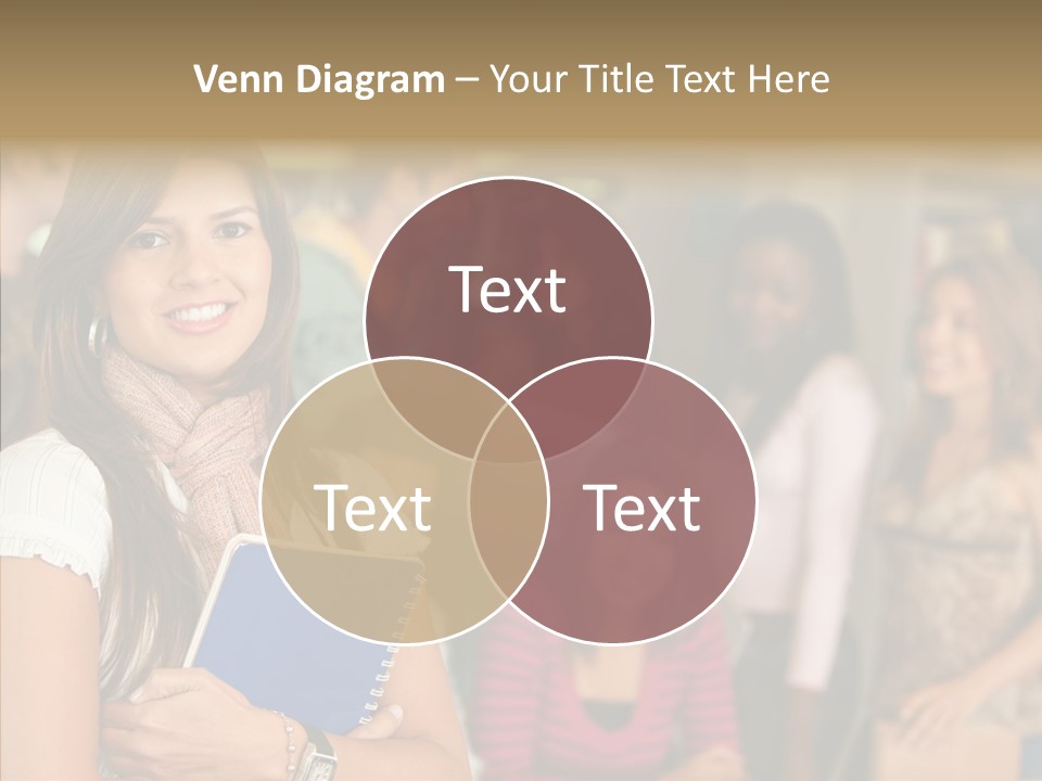 Notes Girl Friends PowerPoint Template