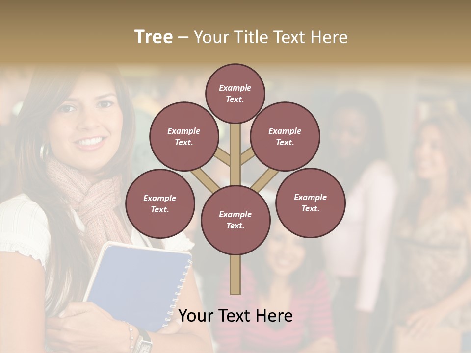 Notes Girl Friends PowerPoint Template