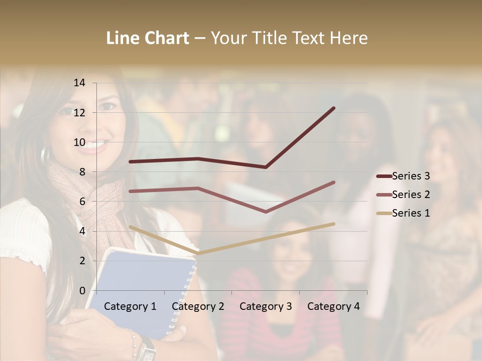 Notes Girl Friends PowerPoint Template